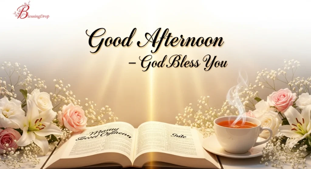 Good Afternoon God Bless You-99+ Blessings Prayers