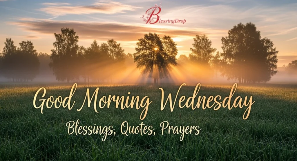 Good Morning Wednesday Blessings, Quotes, Prayers
