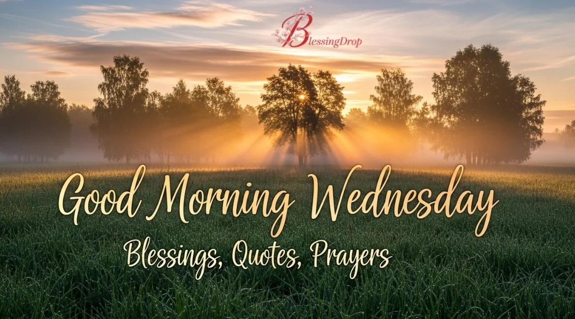 80+ Powerful Good Morning Wednesday Blessings, Quotes, Prayers