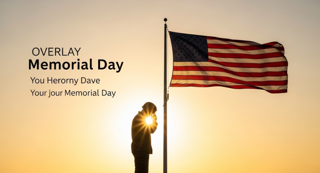 Memorial Day Social Media posts that share with honor