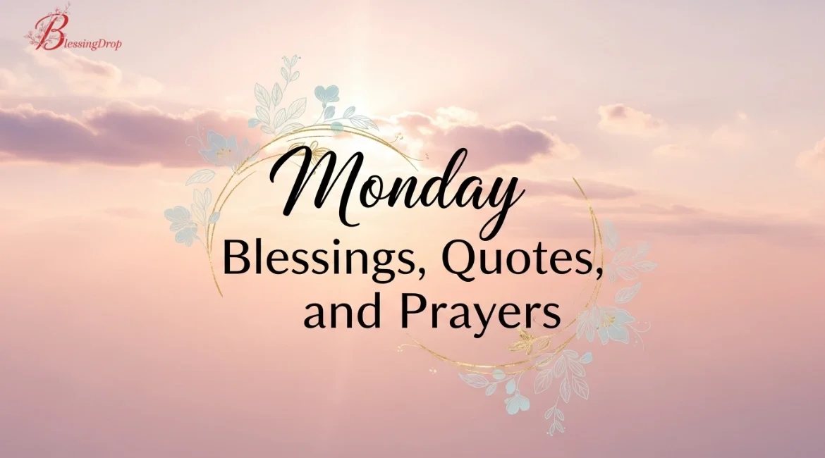 100+ Monday Blessings, Quotes, and Prayers