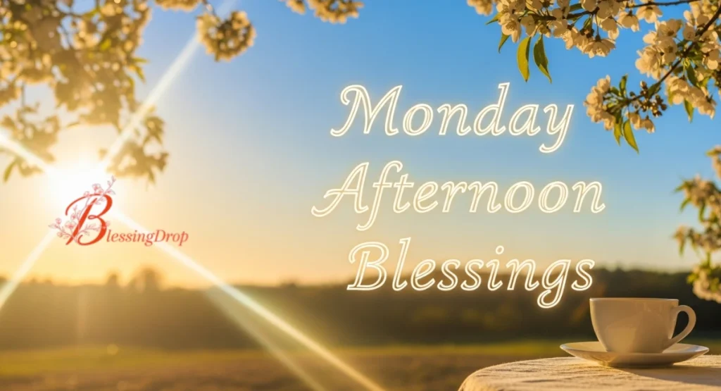 Monday Afternoon Blessings