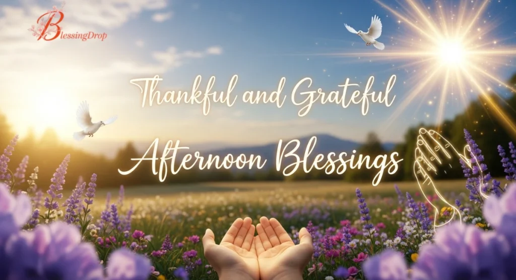 Thankful and Grateful Afternoon Blessings