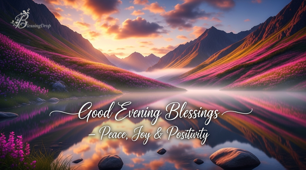 The Best 120+ Good Evening Blessings, Images