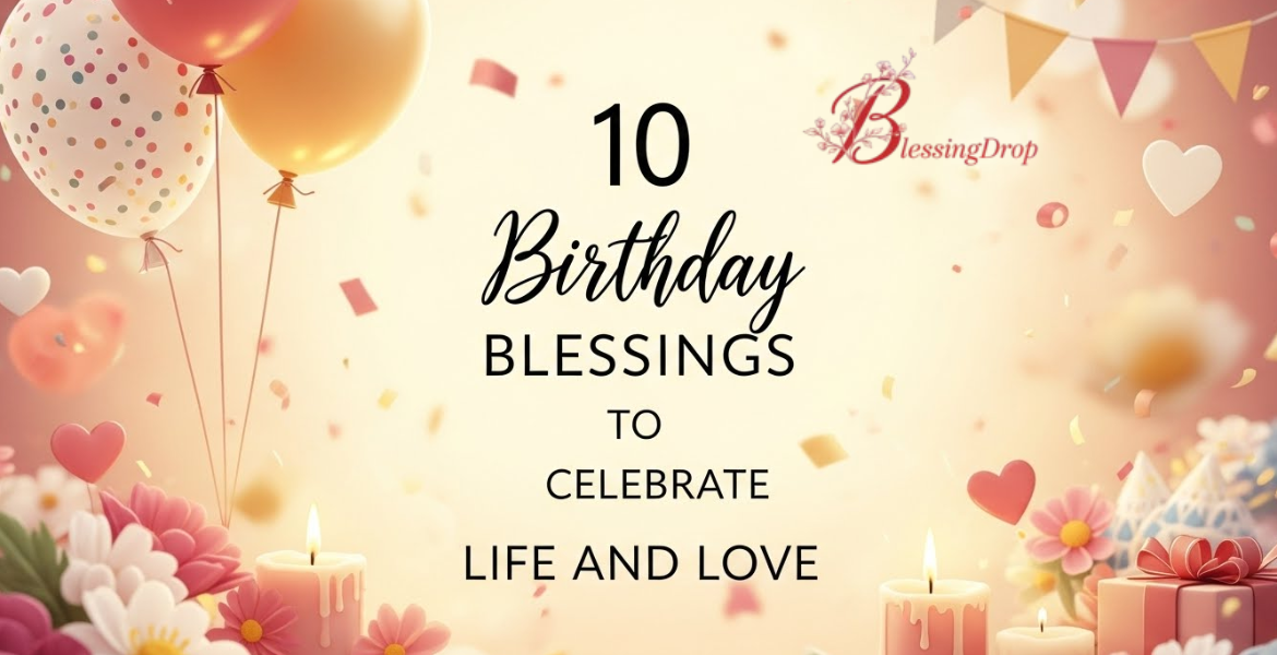 10 Birthday Blessings to Celebrate Life and Love
