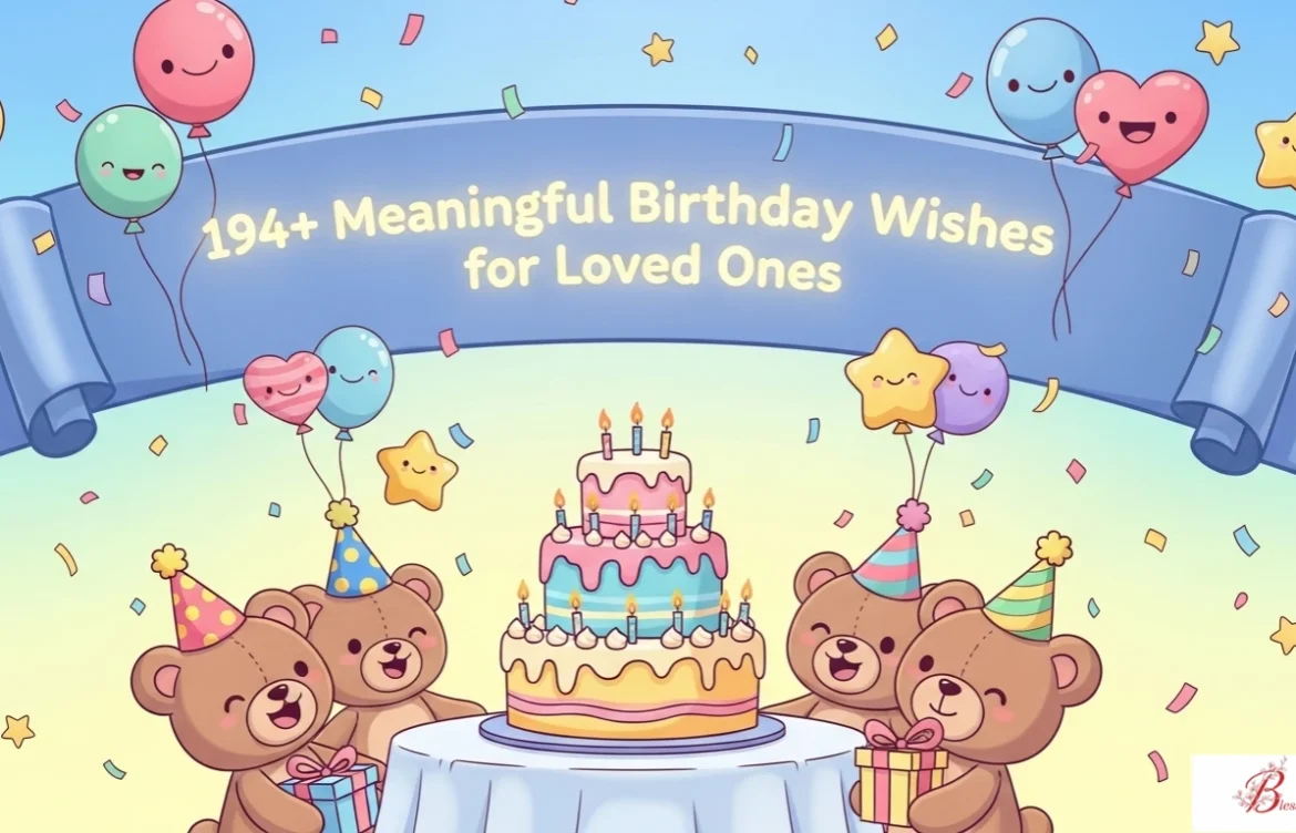 194+ Meaningful Birthday Wishes for Loved Ones