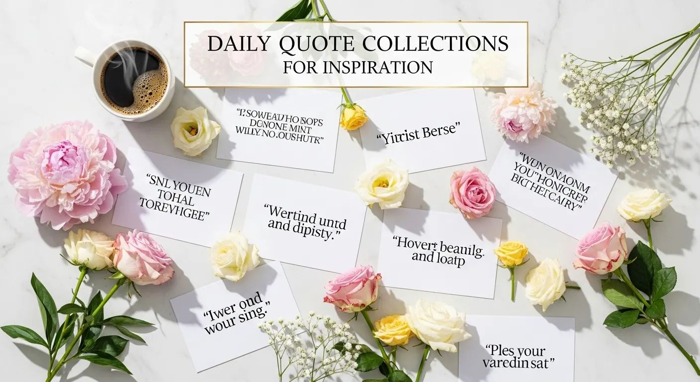 Daily Quote Collections for Inspiration 