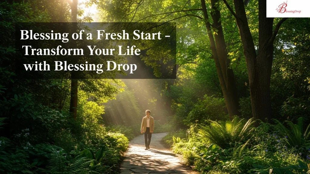 Blessing of a Fresh Start – Transform Your Life with Blessing Drop