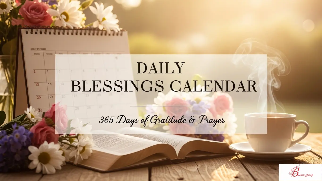 Daily Blessings Calendar: 365 Days of Gratitude & Prayer 