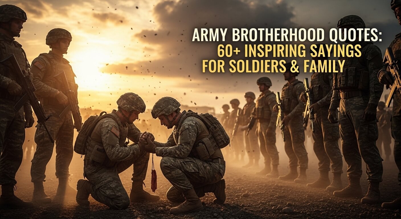 Army Brotherhood Quotes: 60+ Inspiring Sayings for Soldiers & Family