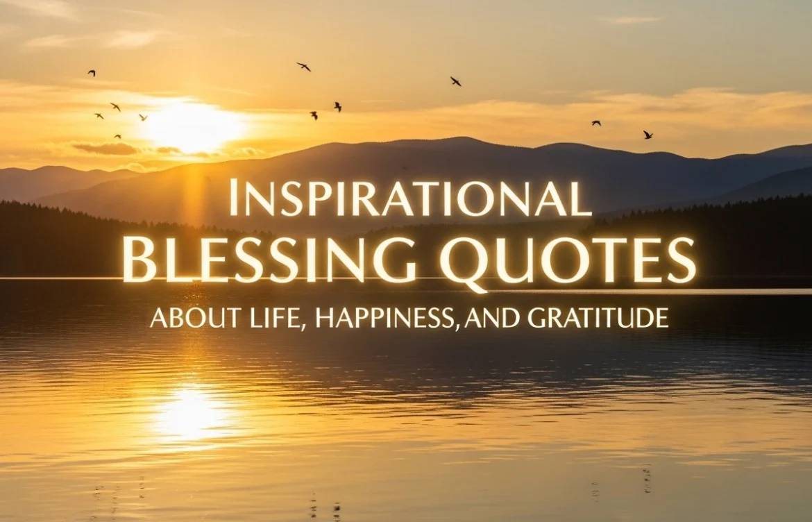 Inspirational Blessing Quotes About Life, Happiness, and Gratitude