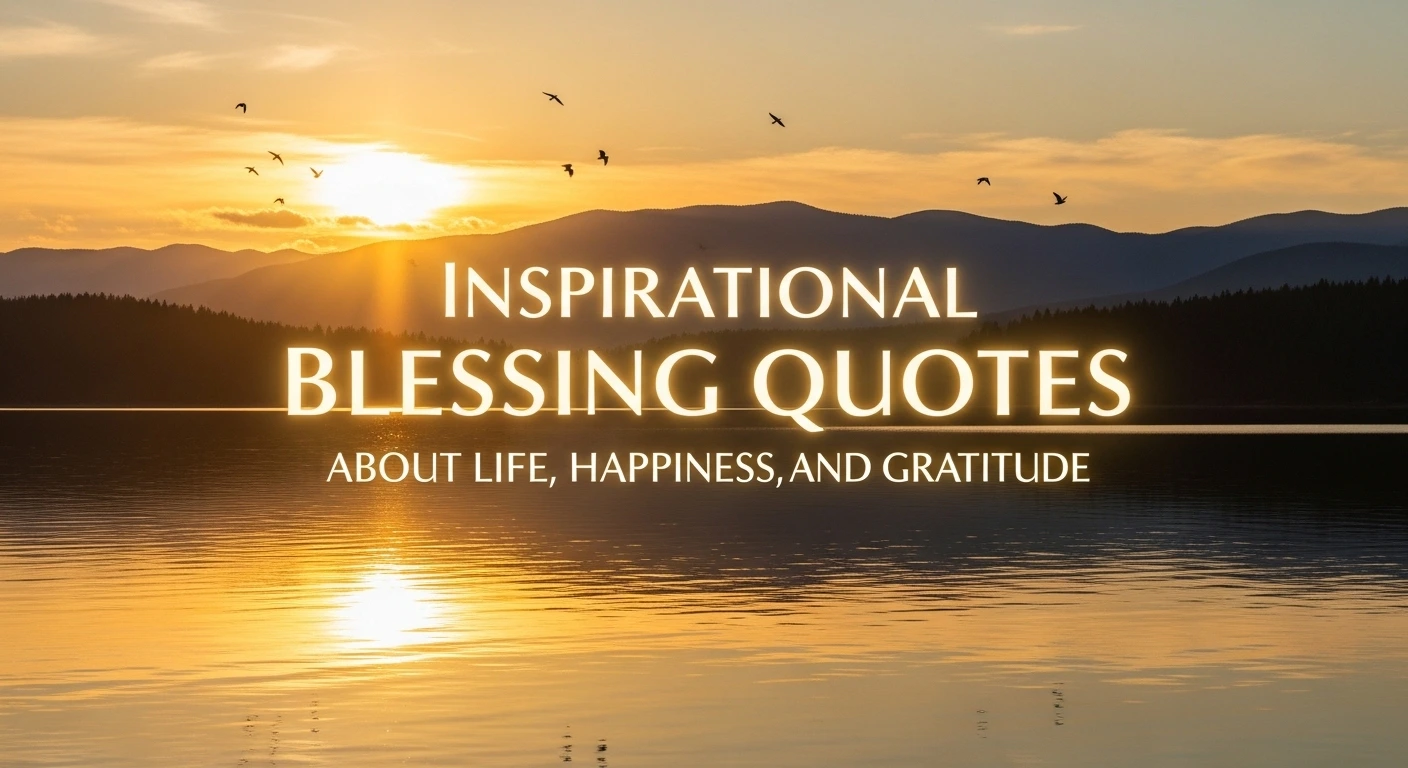 Inspirational Blessing Quotes About Life, Happiness, and Gratitude 